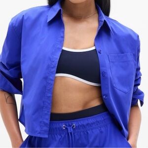 NWT Athleta Midday Cropped Shirt